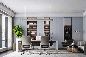 攀枝花轻奢风格-书房