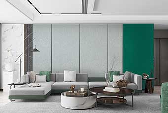 攀枝花轻奢风格-客厅