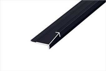 攀枝花航空纤维墙咔铝合金阳角线（哑黑氧化）