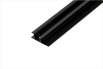 攀枝花航空纤维墙咔铝合金带灯中条（哑黑氧化）