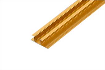 攀枝花航空纤维墙咔铝合金带灯中条（钛金氧化）